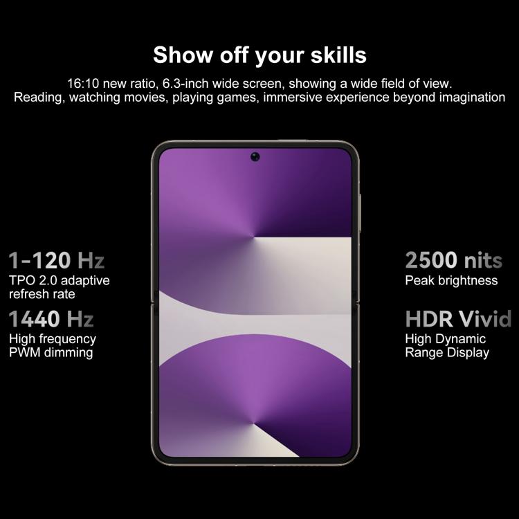 HUAWEI Pura X, 12GB+512GB, Side Fingerprint Identification, 6.3 inch + 3.5 inch HarmonyOS 5.0.1 Octa Core, NFC, OTG, Not Support Google Play, 12GB+512GB HUAWEI Pura X, 12GB+512GB, Side Fingerprint Identification, 6.3 inch + 3.5 inch HarmonyOS 5.0.1 Octa Core, NFC, OTG, Not Support Google Play, 12GB+512GB